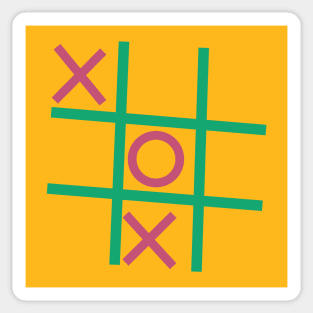 Baby Tic Tac Toe symbol Sticker